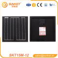 melhor price12v 15 w painel solar mono 12 v 15 w painel solar 12 v 15 w painel solar com tuv ce certificados iso com CE TUV